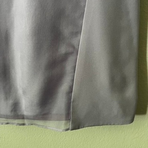 Jonathan Simkhai Leather and Silk Crew‎ Neck Sleeveless Blouse Purple size small - Picture 7 of 10